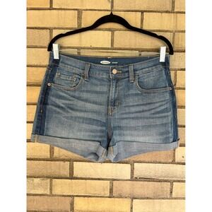 Old Navy Boyfriend Denim Shorts Medium Wash Cuffed Size 6 Small
